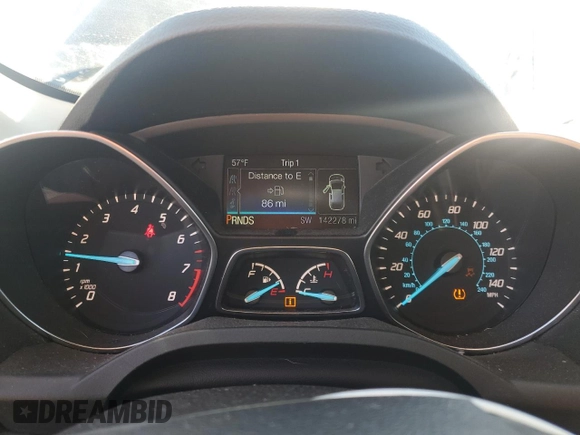 2014 Ford Escape Titanium with VIN 1FMCU9J9XEUC86597, listed as a Copart auction lot 45321355 with 142,278 mi miles and Salvage Title. Bid and sale history available at carsss.com. Image 9.