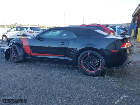 2015 Chevrolet Camaro LT with VIN 2G1FD3D31F9151229, listed as a Copart auction lot 50816405 with 85,187 mi miles and Salvage Title. Bid and sale history available at carsss.com. Image 2.