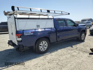2022 Nissan Frontier S с VIN 1N6ED1FK7NN676588, выставлен на аукционе Copart как лот 52157495 с пробегом 47 732 миль миль и Списание • Salvage title. История ставок и продаж доступна на DreamBid. Изображение 3.