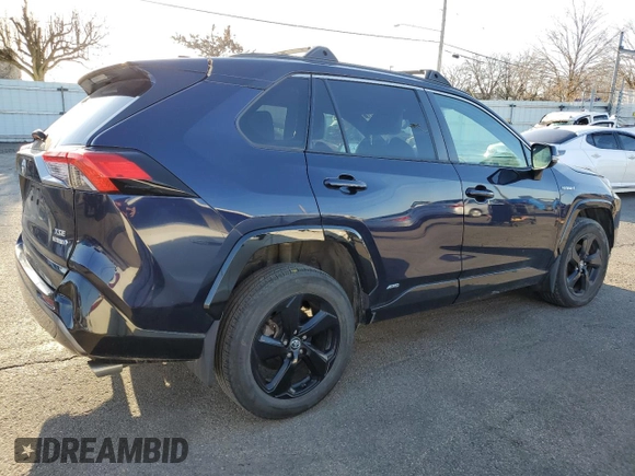 2020 Toyota RAV4 Hybrid XSE with VIN 4T3E6RFV2LU003980, listed as a Copart auction lot 48460515 with 59,317 mi miles and Salvage title. Bid and sale history available at DreamBid. Image 3.