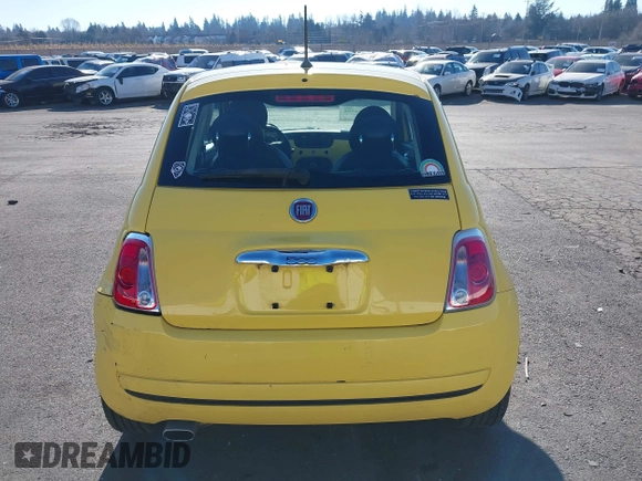 2014 FIAT 500 Pop with VIN 3C3CFFAR2ET205524, listed as a IAAI auction lot 41429598 with 61,965 mi miles. Bid and sale history available at carsss.com. Image 16.