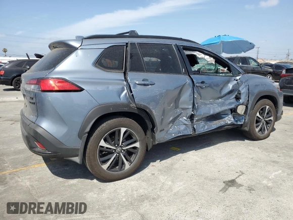 2024 Toyota Corolla Cross Hybrid S with VIN 7MUFBABG7RV043044, listed as a Copart auction lot 61828715 with 10,473 mi miles and Salvage title. Bid and sale history available at DreamBid. Image 3.