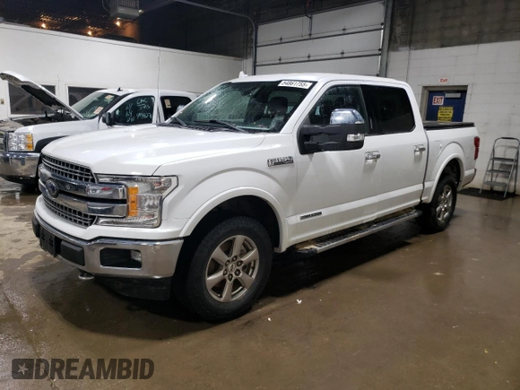 2018 Ford F-150 XL z VIN 1FTFW1E19JFD86240, wystawiony jako Copart lot #54861755 z przebiegiem 151 131 mil mil oraz Czysty tytuł • Clean title. Historia ofert i sprzedaży dostępna na DreamBid. Obrazek 1.