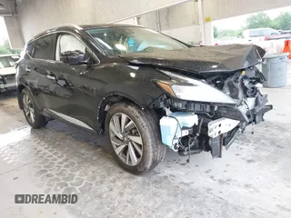 2020 Nissan Murano SL z VIN 5N1AZ2CS1LN142296, wystawiony jako IAAI lot #42222427 z przebiegiem 69 834 mil mil oraz . Historia ofert i sprzedaży dostępna na DreamBid. Obrazek 1.