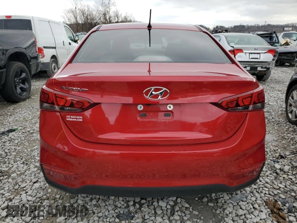 2019 Hyundai Accent SE with VIN 3KPC24A32KE072271, listed as a Copart auction lot 84085424 with 0 mi miles and Salvage Title. Bid and sale history available at carsss.com. Image 6.