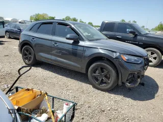 2021 Audi Q5 Premium with VIN WA1AAAFY2M2056417, listed as a Copart auction lot 52227545 with 58,931 mi miles and Salvage title. Bid and sale history available at DreamBid. Image 4.