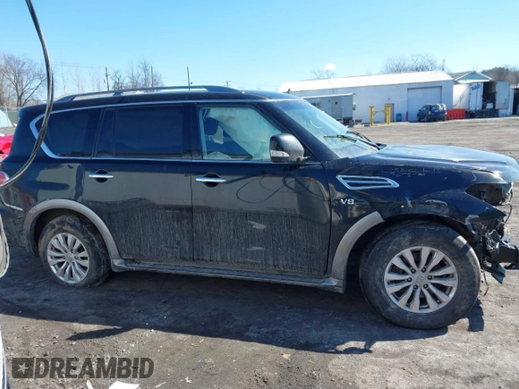2017 Nissan Armada SV z VIN JN8AY2NC2H9504072, wystawiony jako IAAI lot #41660343 z przebiegiem 106 316 mil mil oraz . Historia ofert i sprzedaży dostępna na DreamBid. Obrazek 13.