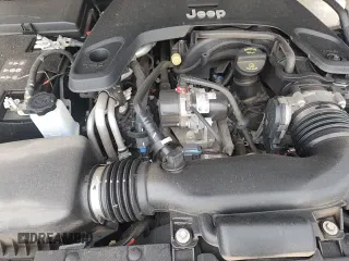 2021 Jeep Wrangler Unlimited Sport S with VIN 1C4HJXDG3MW699448, listed as a Copart auction lot 62924195 with 34,202 mi miles and Salvage title. Bid and sale history available at DreamBid. Image 13.