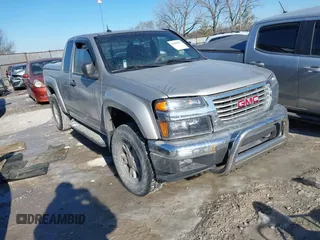 2008 GMC Canyon with VIN 1GTDT49E388214265, listed as a IAAI auction lot 41405257 with 132,453 mi miles and . Bid and sale history available at DreamBid. Image 1.