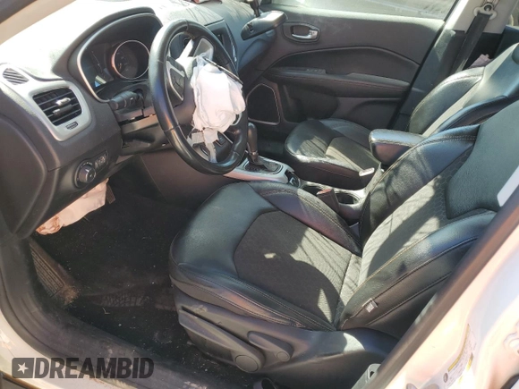 2021 Jeep Compass Altitude with VIN 3C4NJCBB8MT501827, listed as a Copart auction lot 75298214 with Not Provided miles and Salvage Title. Bid and sale history available at carsss.com. Image 7.