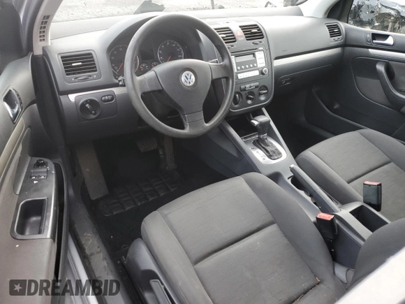 2008 Volkswagen Rabbit S with VIN WVWBA71K28W342685, listed as a Copart auction lot 45339465 with 143,816 mi miles and Salvage title. Bid and sale history available at DreamBid. Image 8.