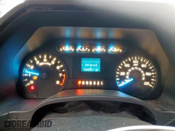 2017 Ford F-150 XL with VIN 1FTEX1C84HKE38481, listed as a Copart auction lot 51749035 with 144,652 mi miles and Clean Title. Bid and sale history available at carsss.com. Image 9.