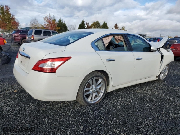 2011 Nissan Maxima 3.5 S with VIN 1N4AA5AP4BC837237, listed as a Copart auction lot 78071814 with 0 mi miles and Salvage Title. Bid and sale history available at carsss.com. Image 3.