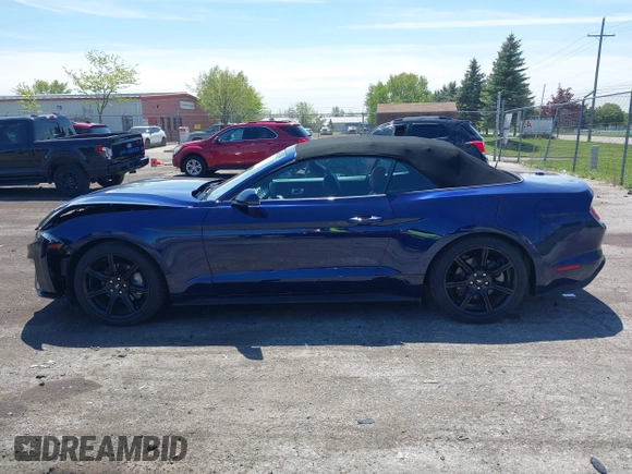2020 Ford Mustang EcoBoost with VIN 1FATP8UH2L5127689, listed as a IAAI auction lot 42219307 with 21,399 mi miles and . Bid and sale history available at DreamBid. Image 14.