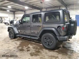 2018 Jeep Wrangler Unlimited Sport S with VIN 1C4HJXDG9JW275512, listed as a Copart auction lot 47561735 with 53,863 mi miles and Salvage Title. Bid and sale history available at carsss.com. Image 2.