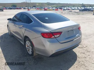 2016 Chrysler 200 LX with VIN 1C3CCCFB0GN194075, listed as a IAAI auction lot 41728908 with 124,776 mi miles. Bid and sale history available at carsss.com. Image 3.