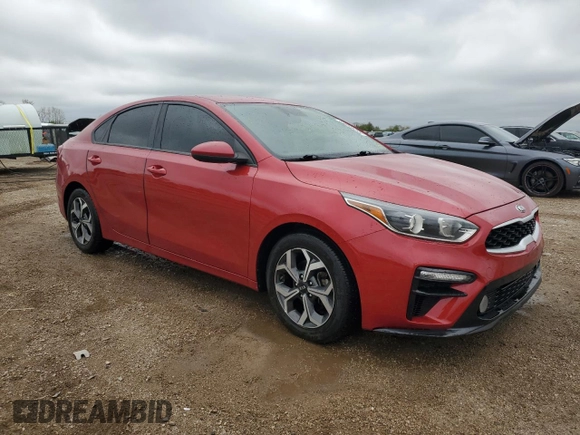 2019 Kia Forte LXS with VIN 3KPF24AD1KE138654, listed as a Copart auction lot 55245885 with 62,127 mi miles and Salvage title. Bid and sale history available at DreamBid. Image 4.
