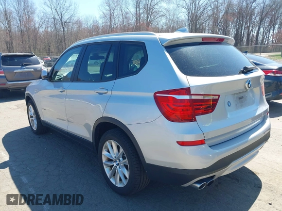 2015 BMW X3 xDrive28i with VIN 5UXWX9C5XF0D47850, listed as a IAAI auction lot 42050723 with 93,459 mi miles and . Bid and sale history available at DreamBid. Image 3.