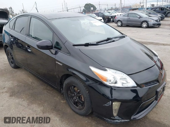2013 Toyota Prius One with VIN JTDKN3DU9D5656134, listed as a IAAI auction lot 41900724 with 169,446 mi miles. Bid and sale history available at carsss.com. Image 1.