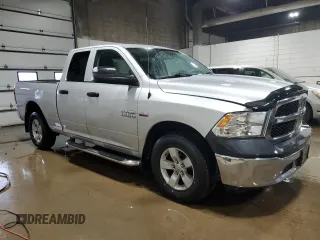 2018 Ram 1500 Express with VIN 1C6RR7FT9JS309082, listed as a Copart auction lot 47548215 with 156,529 mi miles and Salvage Title. Bid and sale history available at carsss.com. Image 4.