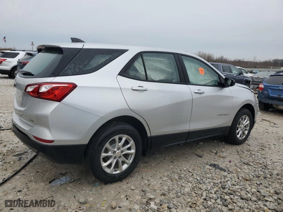 2020 Chevrolet Equinox LS with VIN 3GNAXSEV7LS623412, listed as a Copart auction lot 51258085 with 0 mi miles and Non Repairable. Bid and sale history available at carsss.com. Image 3.
