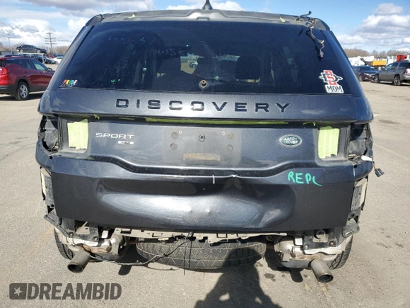 2017 Land Rover Discovery Sport HSE with VIN SALCR2BG5HH698572, listed as a Copart auction lot 49172275 with 77,000 mi miles and Salvage Title. Bid and sale history available at carsss.com. Image 6.