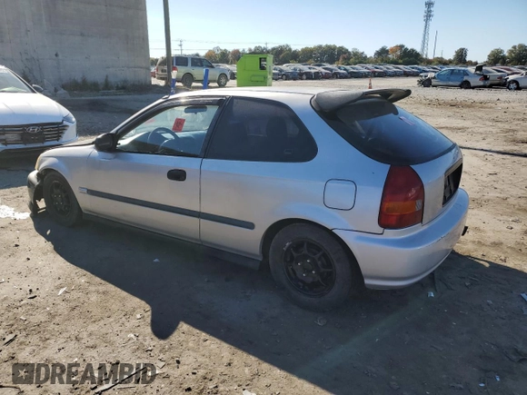 1998 Honda Civic CX with VIN 2HGEJ6325WH112575, listed as a Copart auction lot 77186644 with 147,976 mi miles and Salvage Title. Bid and sale history available at carsss.com. Image 2.