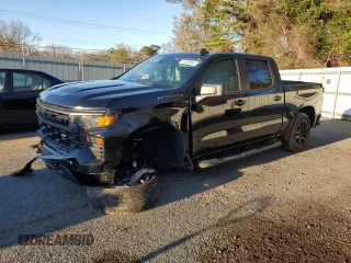 2022 Chevrolet Silverado 1500 Custom with VIN 1GCPDBEK9NZ524775, listed as a Copart auction lot 41422045 with 23,819 mi miles and Salvage Title. Bid and sale history available at carsss.com. Image 1.