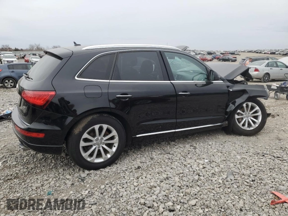 2016 Audi Q5 Premium with VIN WA1C2AFP7GA083006, listed as a Copart auction lot 43183285 with 0 mi miles and Salvage Title. Bid and sale history available at carsss.com. Image 3.