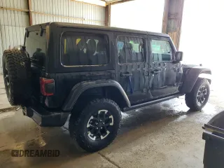 2024 Jeep Wrangler Rubicon with VIN 1C4RJXR67RW269269, listed as a Copart auction lot 65432245 with 25,054 mi miles and Clean title. Bid and sale history available at DreamBid. Image 3.