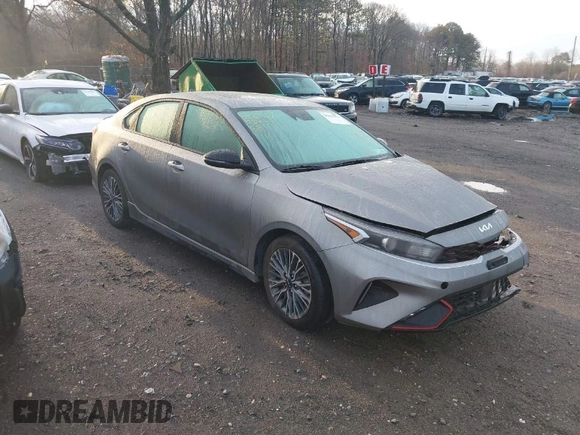 2023 Kia Forte GT-Line with VIN 3KPF54AD3PE672236, listed as a IAAI auction lot 41821671 with 11,009 mi miles. Bid and sale history available at carsss.com. Image 1.