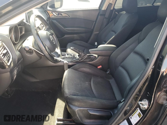 2016 Mazda 3 i Touring with VIN JM1BM1V72G1296409, listed as a Copart auction lot 59008785 with 124,738 mi miles and Salvage title. Bid and sale history available at DreamBid. Image 7.