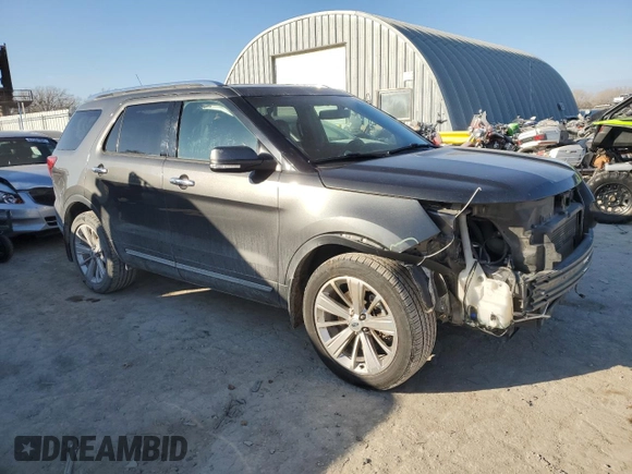 2019 Ford Explorer Limited with VIN 1FM5K8FH1KGB15899, listed as a Copart auction lot 82613044 with 130,417 mi miles and Salvage Title. Bid and sale history available at carsss.com. Image 4.