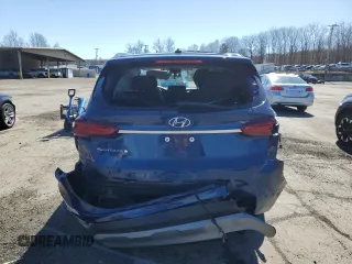 2020 Hyundai Santa Fe SE with VIN 5NMS23AD5LH255320, listed as a Copart auction lot 49821315 with 46,009 mi miles and Salvage Title. Bid and sale history available at carsss.com. Image 6.
