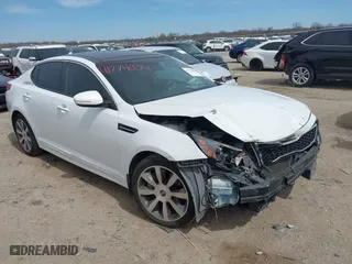2012 Kia Optima SX with VIN 5XXGR4A60CG058689, listed as a IAAI auction lot 41774004 with 169,831 mi miles. Bid and sale history available at carsss.com. Image 1.
