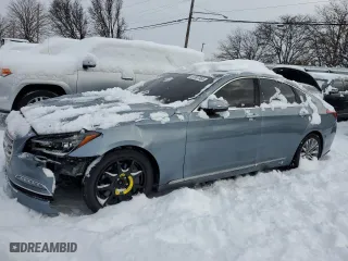 2016 Hyundai Genesis 3.8L with VIN KMHGN4JE5GU109960, listed as a Copart auction lot 87997985 with 83,149 mi miles and Salvage Title. Bid and sale history available at carsss.com. Image 1.