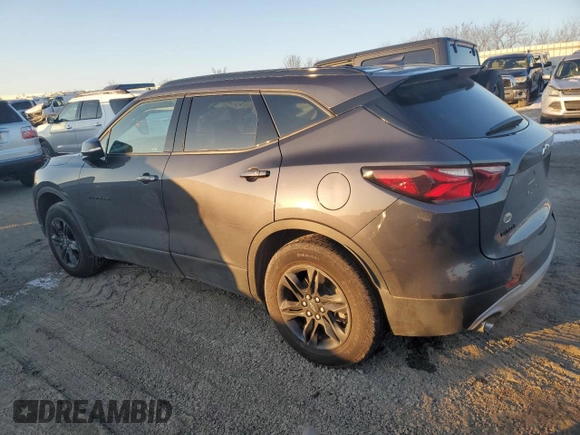 2021 Chevrolet Blazer LT with VIN 3GNKBCR4XMS554338, listed as a Copart auction lot 88315905 with 46,788 mi miles and Salvage title. Bid and sale history available at DreamBid. Image 2.