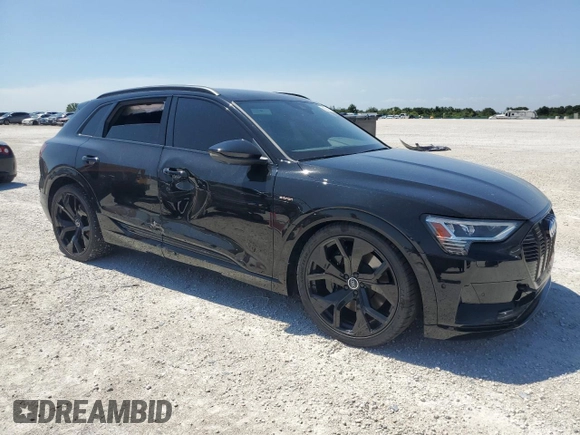 2022 Audi e-tron Premium with VIN WA1AAAGE2NB005246, listed as a Copart auction lot 56534103 with 26,794 mi miles. Bid and sale history available at carsss.com. Image 4.
