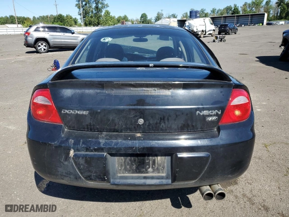 2004 Dodge Neon SXT with VIN 1B3ES56CX4D585569, listed as a Copart auction lot 54167284 with 0 mi miles and Salvage Title. Bid and sale history available at carsss.com. Image 6.