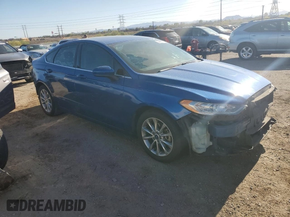 2017 Ford Fusion S with VIN 3FA6P0G77HR294331, listed as a Copart auction lot 54445275 with 106,561 mi miles and Salvage Title. Bid and sale history available at DreamBid. Image 4.