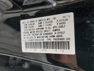 2015 Acura TLX Advance z VIN 19UUB2F78FA022599, wystawiony jako Copart lot #54775725 z przebiegiem 124 642 mil mil oraz Szkoda całkowita • Salvage title. Historia ofert i sprzedaży dostępna na DreamBid. Obrazek 12.