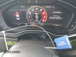 2019 Audi S4 Premium Plus z VIN WAUB4AF41KA000919, wystawiony jako IAAI lot #41315842 z przebiegiem 55 939 mil mil oraz . Historia ofert i sprzedaży dostępna na DreamBid. Obrazek 7.