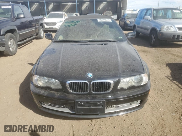 2002 BMW 3 Series 330Ci with VIN WBABS53482JU95296, listed as a Copart auction lot 50978565 with 104,135 mi miles and Salvage Title. Bid and sale history available at DreamBid. Image 5.