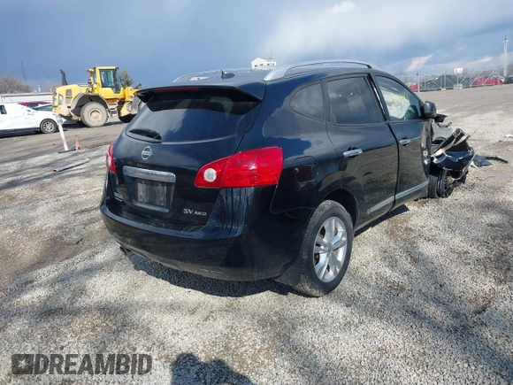 2013 Nissan Rogue S with VIN JN8AS5MV4DW115838, listed as a IAAI auction lot 41649461 with 163,783 mi miles and . Bid and sale history available at DreamBid. Image 4.