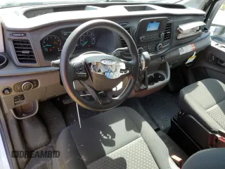 2024 Ford Transit Cargo with VIN 1FTBR1Y81RKA87665, listed as a Copart auction lot 49506245 with 2,371 mi miles and Clean Title. Bid and sale history available at DreamBid. Image 8.