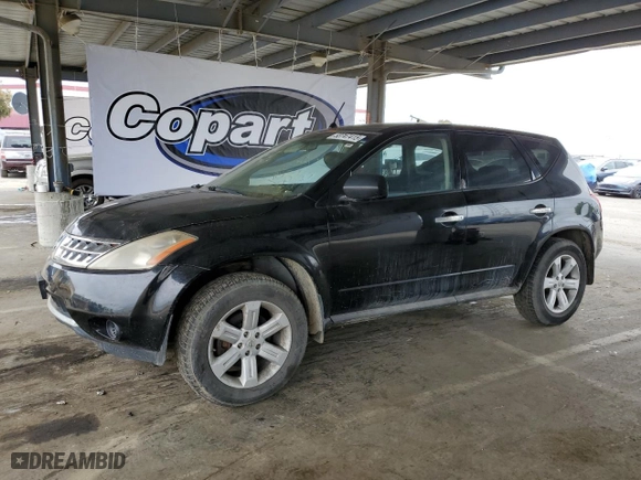 2007 Nissan Murano SL with VIN JN8AZ08T57W510509, listed as a Copart auction lot 53747415 with 100,201 mi miles and Clean Title. Bid and sale history available at carsss.com. Image 1.