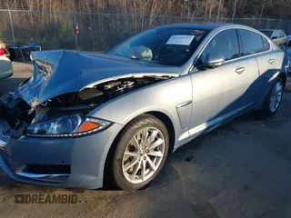 2013 Jaguar XF I4 RWD with VIN SAJWA0ES4DPS95992, listed as a IAAI auction lot 41248969 with 56,024 mi miles. Bid and sale history available at carsss.com. Image 17.