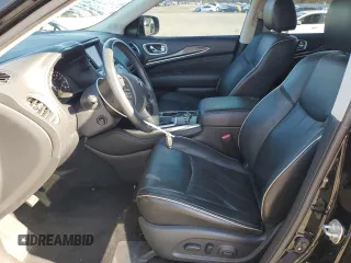 2017 Infiniti QX60 with VIN 5N1DL0MM6HC554882, listed as a Copart auction lot 54297515 with 82,996 mi miles and Salvage Title. Bid and sale history available at DreamBid. Image 7.