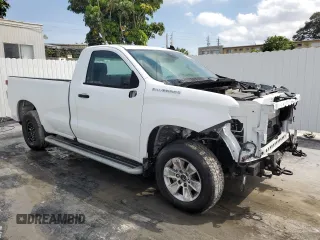2024 Chevrolet Silverado 1500 Work Truck with VIN 3GCNAAEDXRG386732, listed as a Copart auction lot 50420555 with 0 mi miles and Clean Title. Bid and sale history available at carsss.com. Image 4.