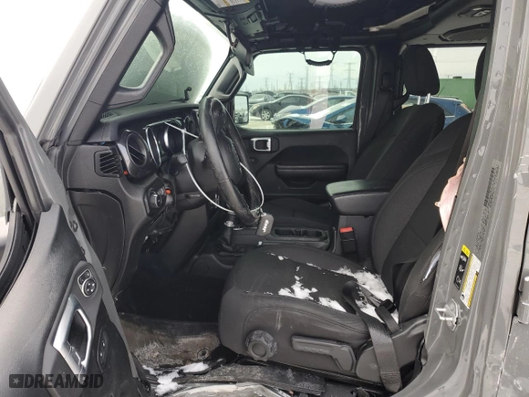 2020 Jeep Wrangler Unlimited Sport Altitude with VIN 1C4HJXDN6LW260578, listed as a Copart auction lot 45596855 with 0 mi miles and Salvage Title. Bid and sale history available at carsss.com. Image 7.